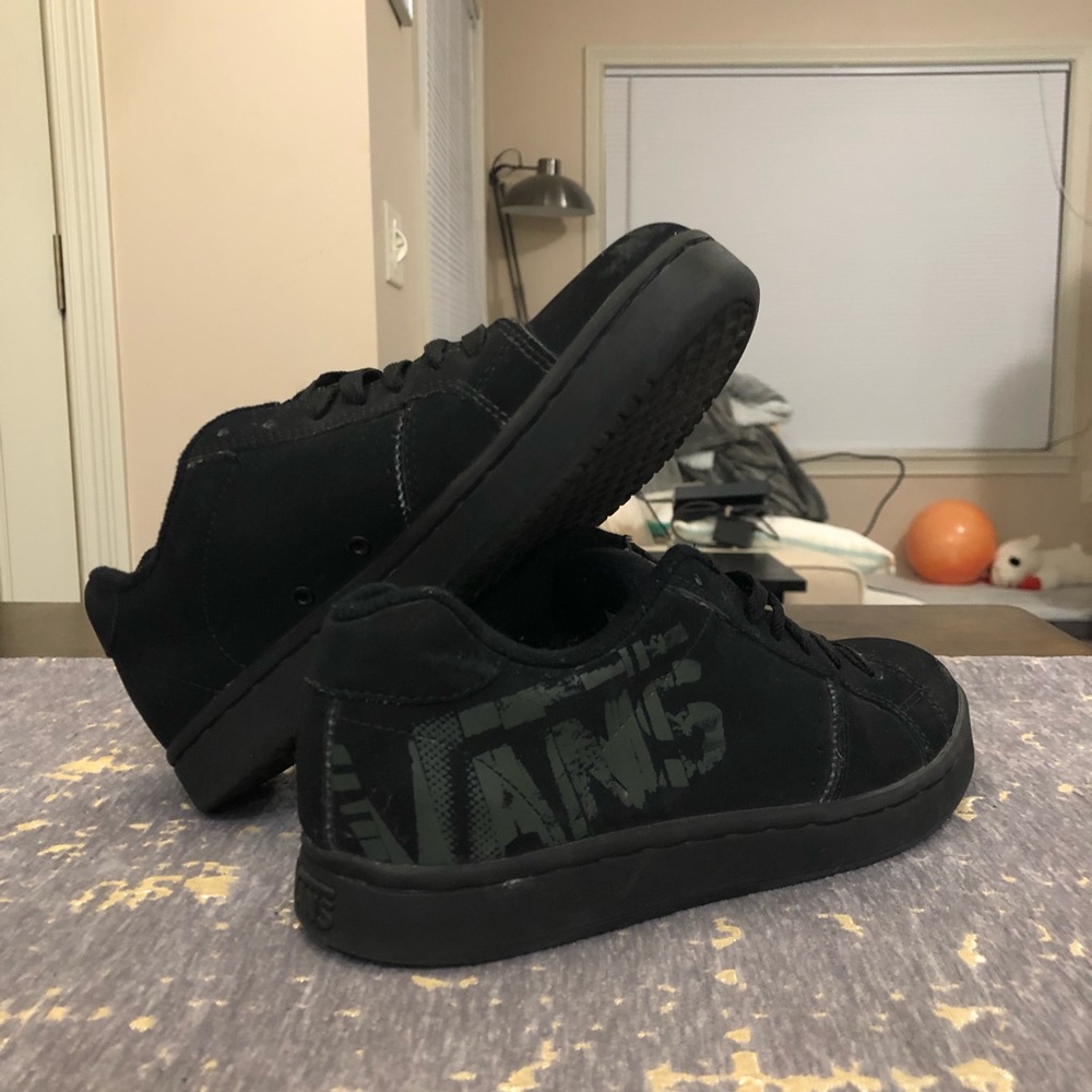 Vans Widow Black And Green Skate Shoes Gem